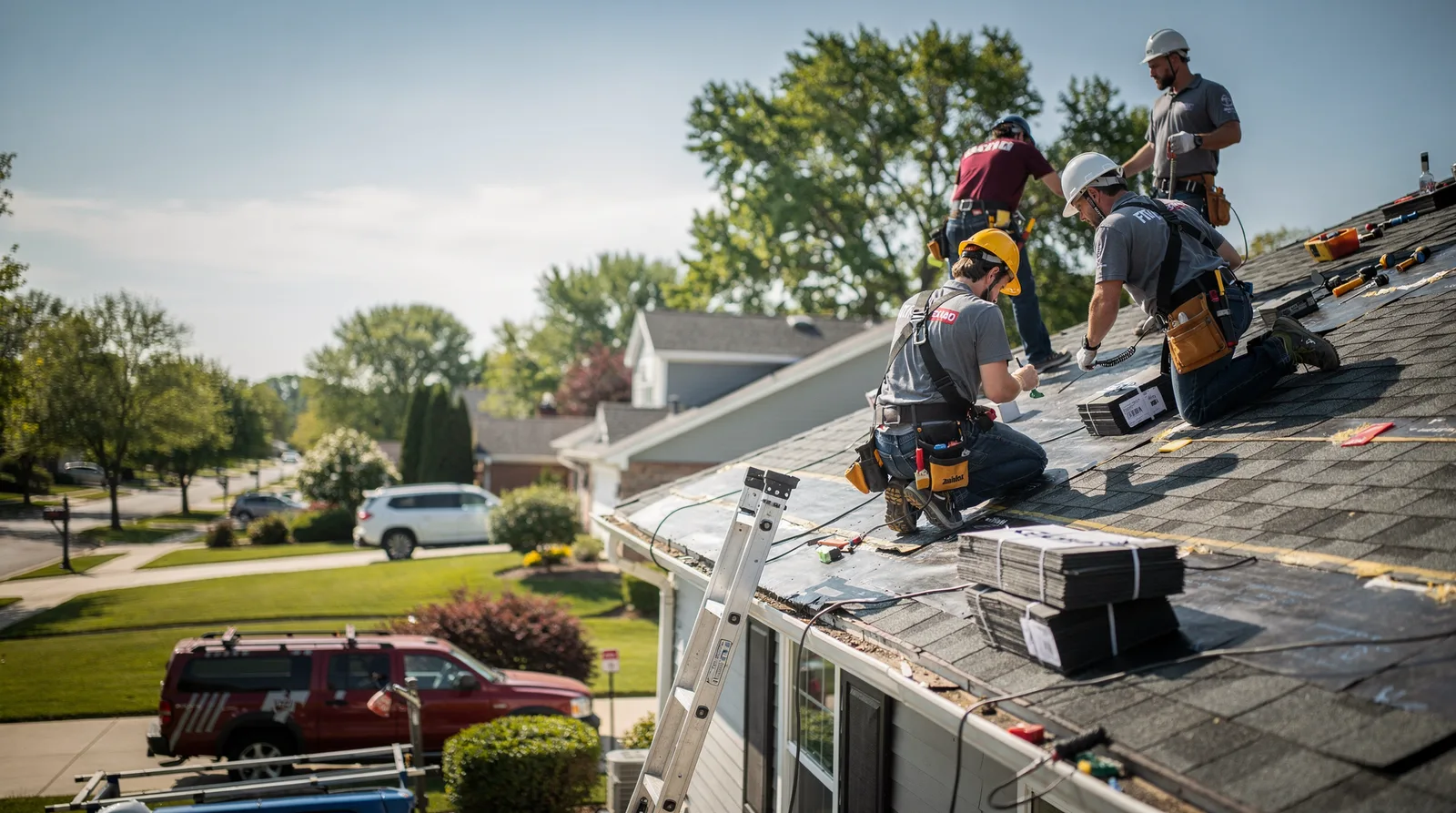 Roof Repair in Manteno, IL around you